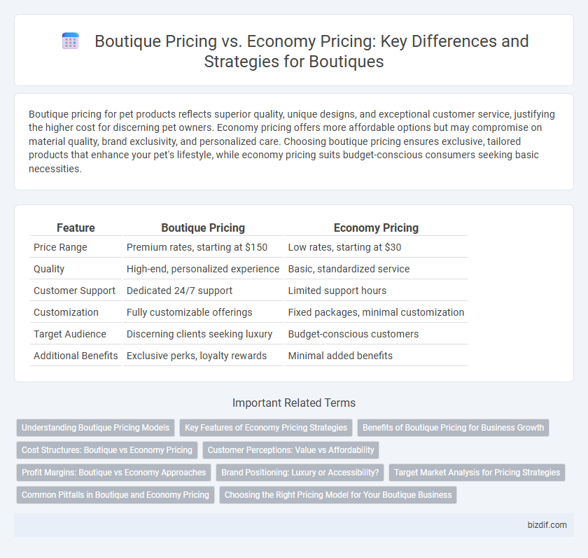 Boutique Pricing vs. Economy Pricing: Key Differences and Strategies for Boutiques