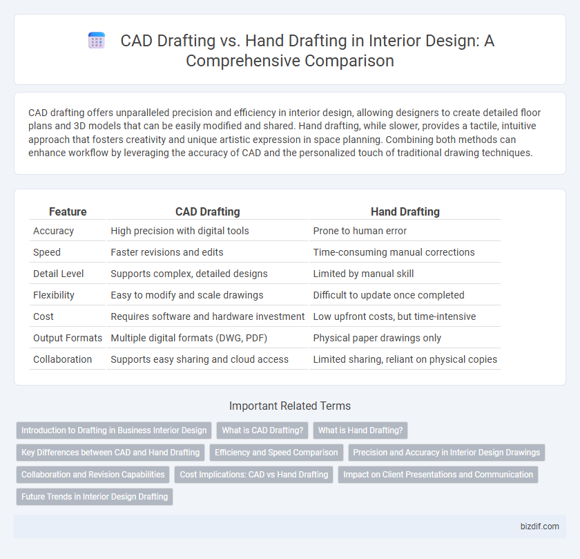 CAD Drafting vs. Hand Drafting in Interior Design: A Comprehensive Comparison