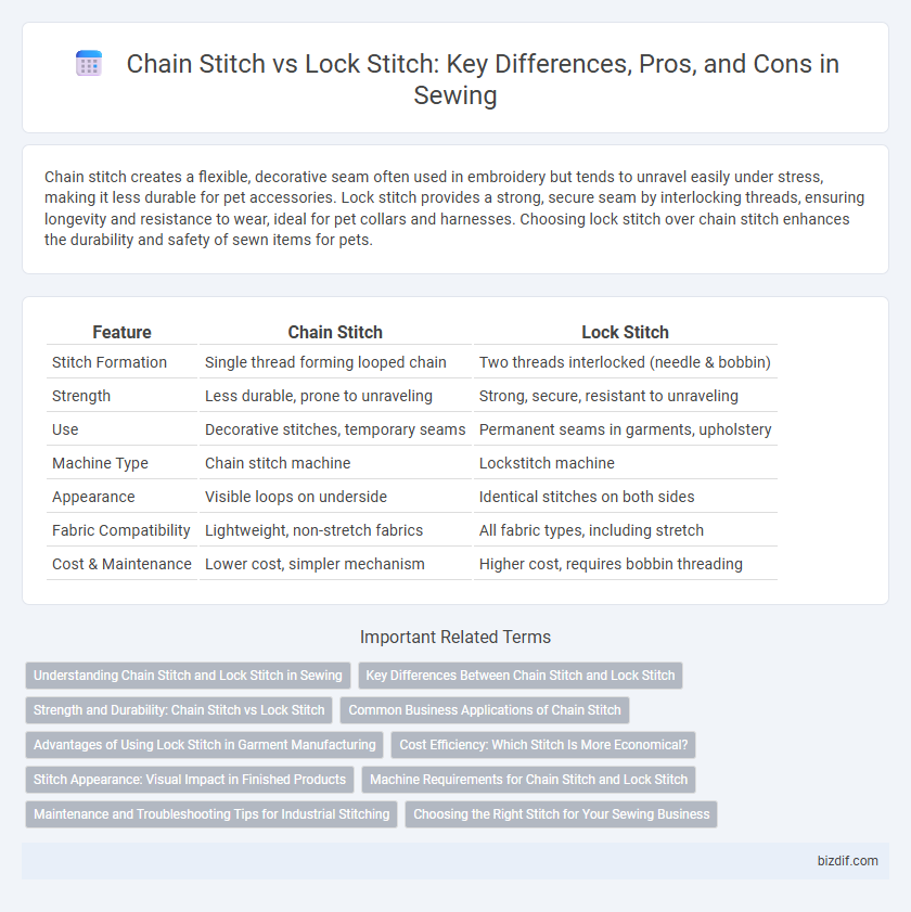 Chain Stitch vs Lock Stitch: Key Differences, Pros, and Cons in Sewing