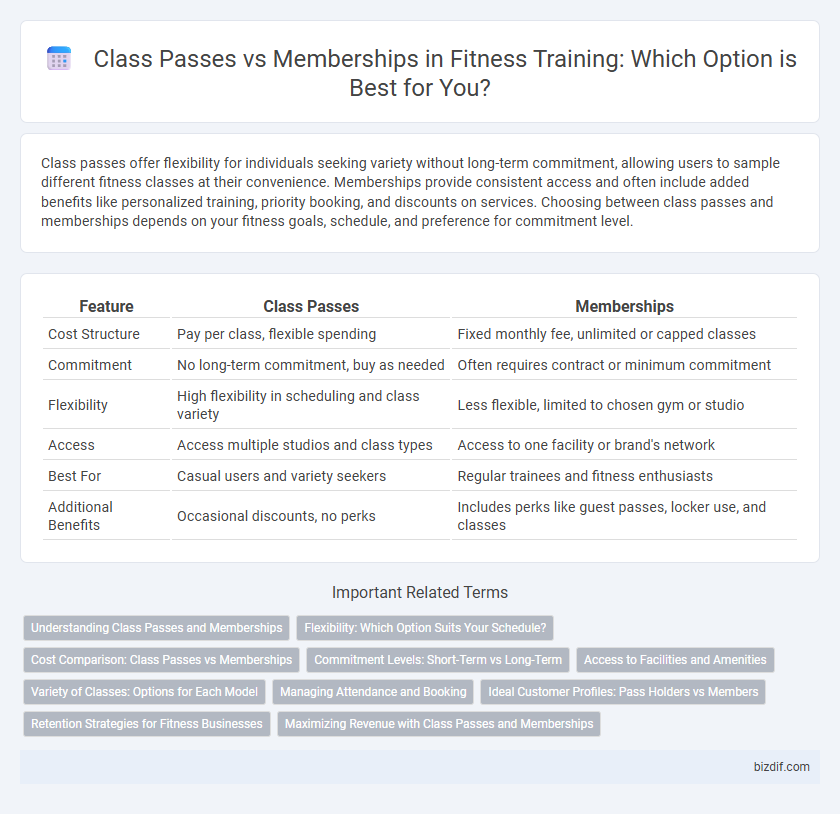 Class Passes vs Memberships in Fitness Training: Which Option is Best for You?