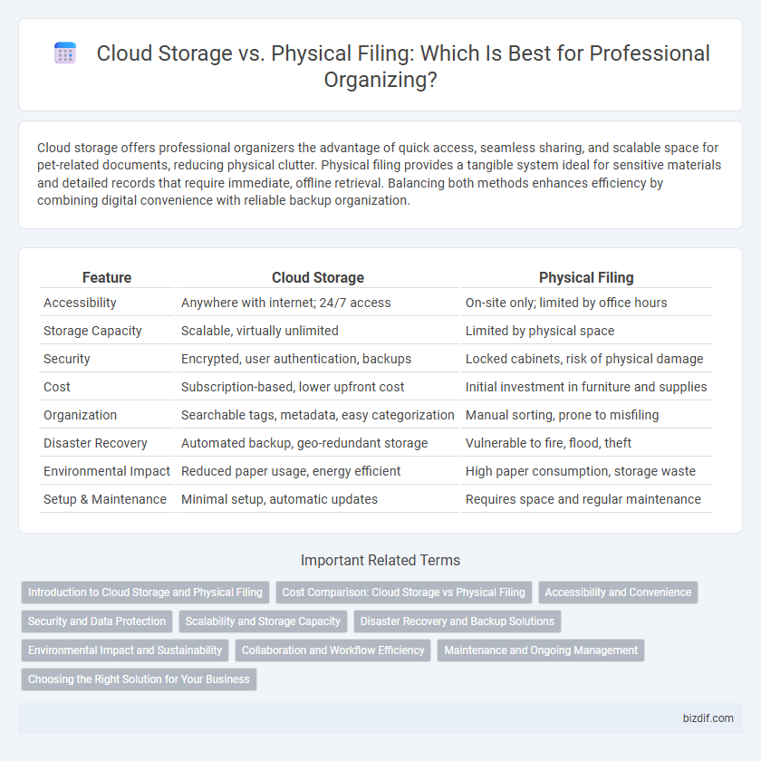 Cloud Storage vs. Physical Filing: Which Is Best for Professional Organizing?