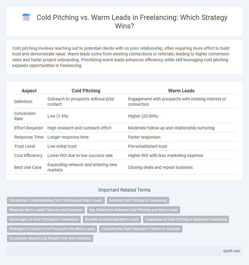 Cold Pitching vs. Warm Leads in Freelancing: Which Strategy Wins?