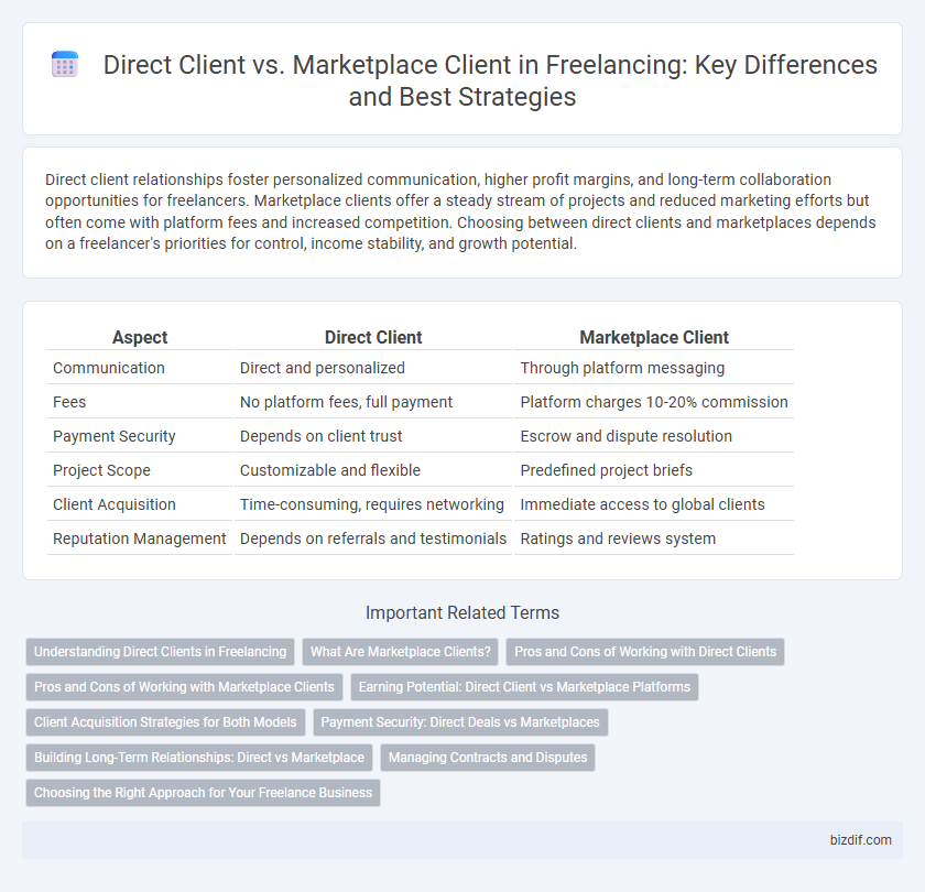 Direct Client vs. Marketplace Client in Freelancing: Key Differences and Best Strategies