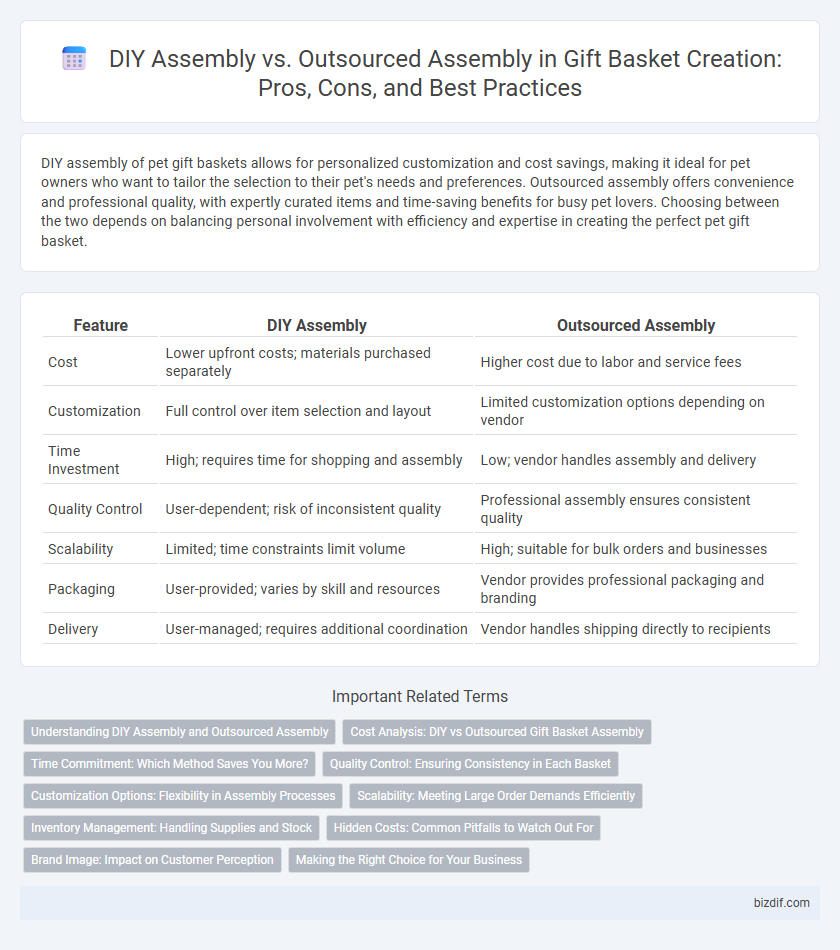 DIY Assembly vs. Outsourced Assembly in Gift Basket Creation: Pros, Cons, and Best Practices