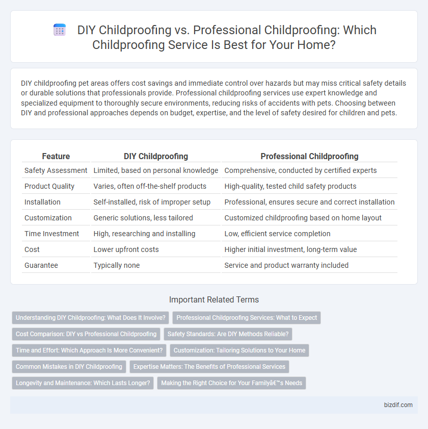 DIY Childproofing vs. Professional Childproofing: Which Childproofing Service Is Best for Your Home?