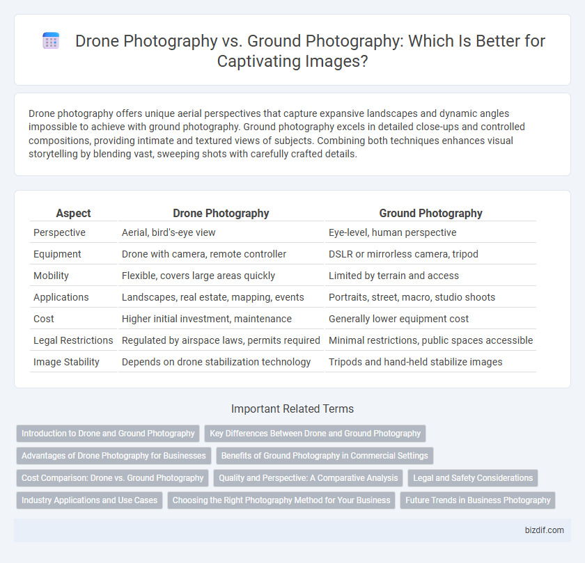 Drone Photography vs. Ground Photography: Which Is Better for Captivating Images?