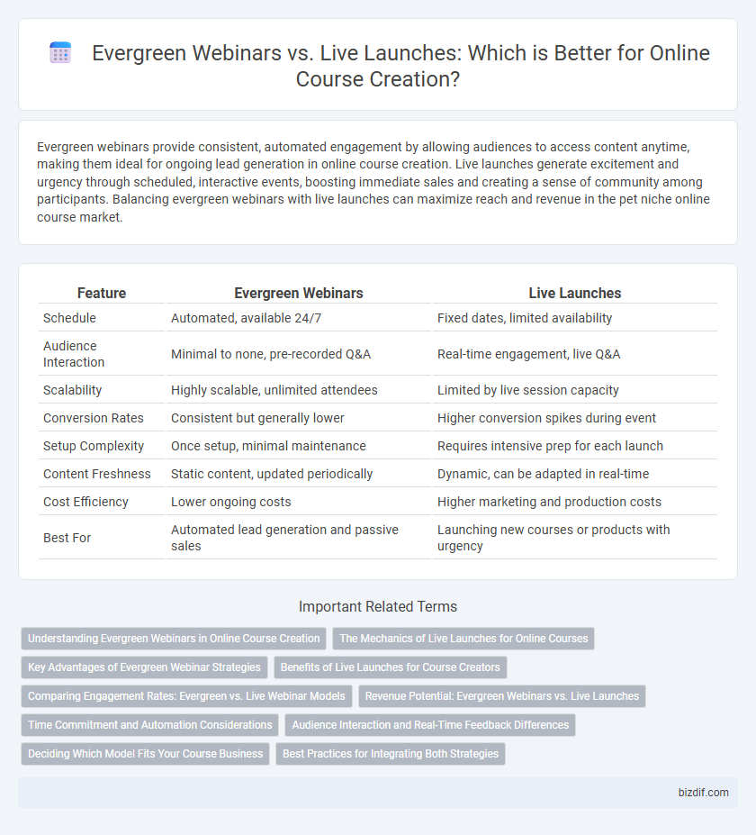 Evergreen Webinars vs. Live Launches: Which is Better for Online Course Creation?