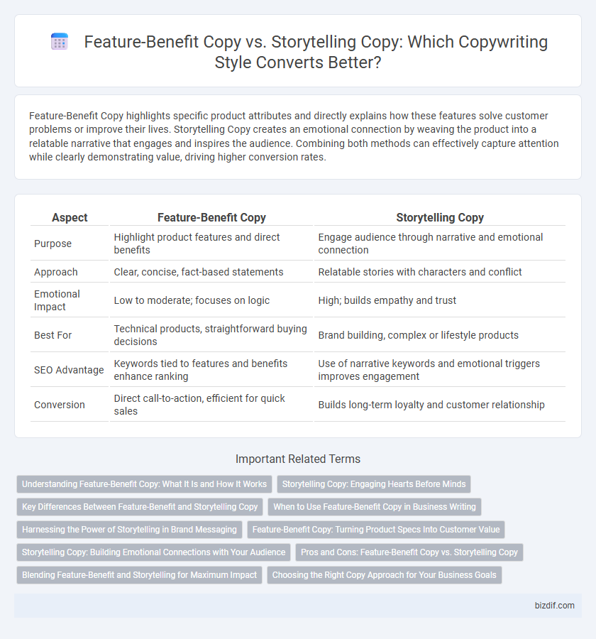 Feature-Benefit Copy vs. Storytelling Copy: Which Copywriting Style Converts Better?