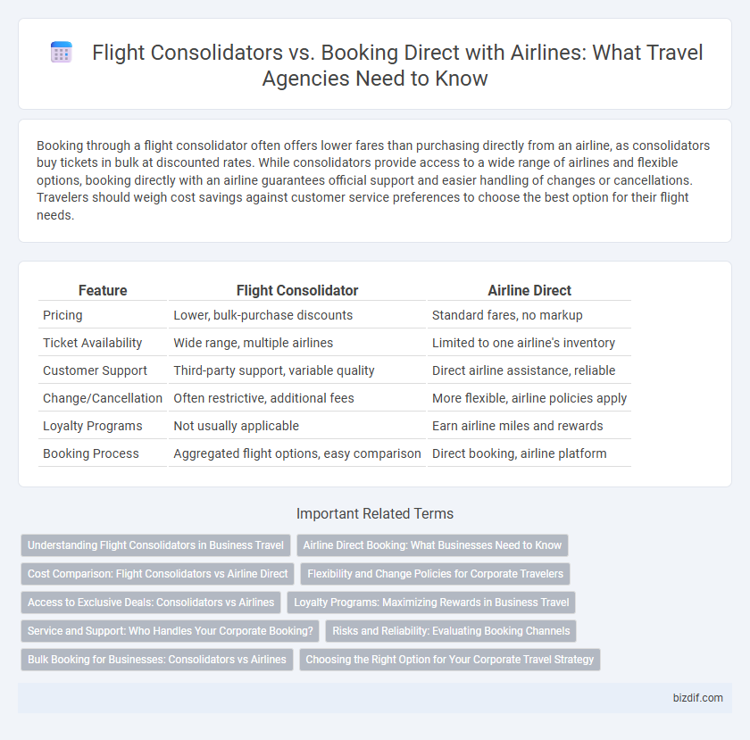 Flight Consolidators vs. Booking Direct with Airlines: What Travel Agencies Need to Know