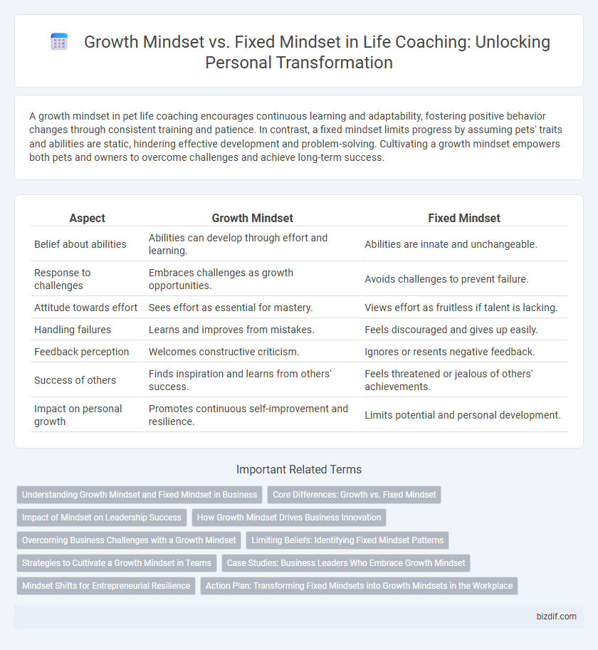 Growth Mindset vs. Fixed Mindset in Life Coaching: Unlocking Personal Transformation