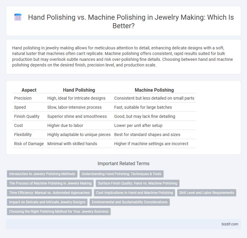 Hand Polishing vs. Machine Polishing in Jewelry Making: Which Is Better?