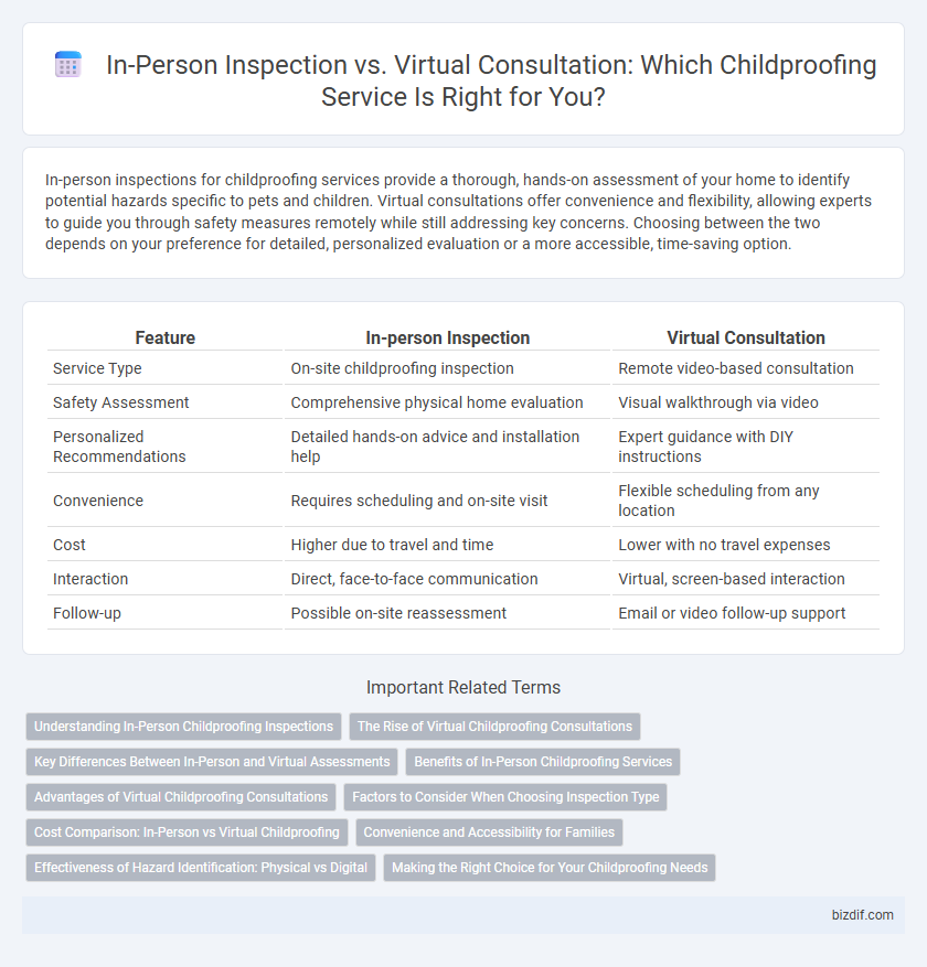 In-Person Inspection vs. Virtual Consultation: Which Childproofing Service Is Right for You?