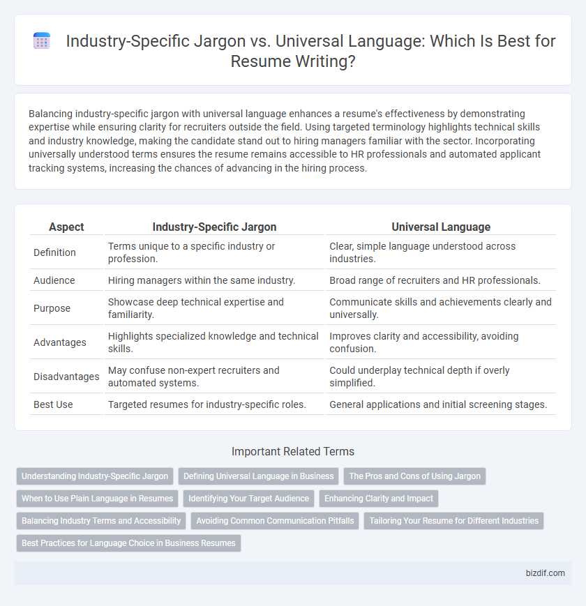 Industry-Specific Jargon vs. Universal Language: Which Is Best for Resume Writing?