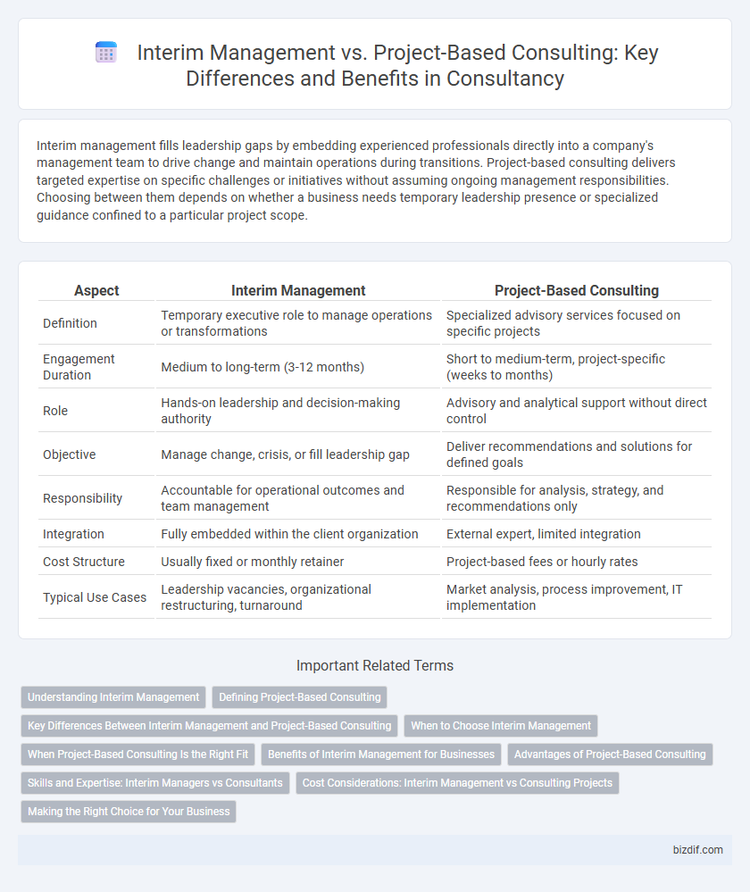 Interim Management vs. Project-Based Consulting: Key Differences and Benefits in Consultancy