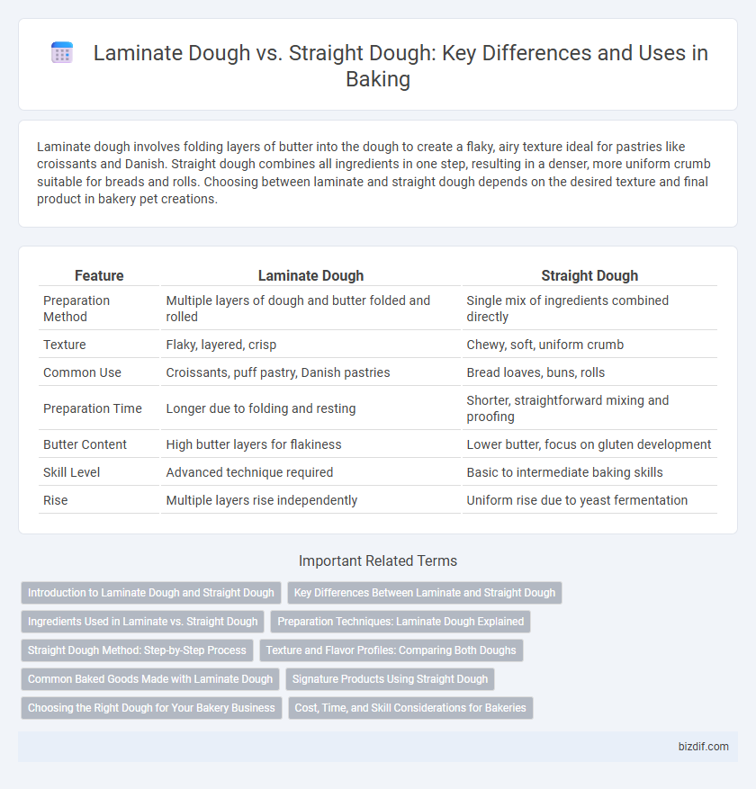 Laminate Dough vs. Straight Dough: Key Differences and Uses in Baking