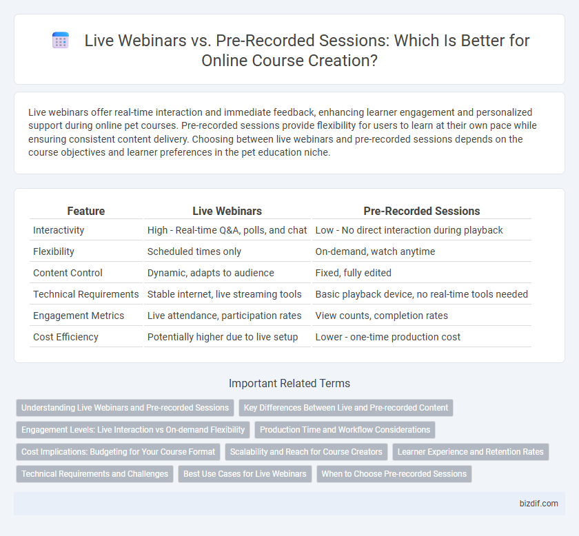 Live Webinars vs. Pre-Recorded Sessions: Which Is Better for Online Course Creation?