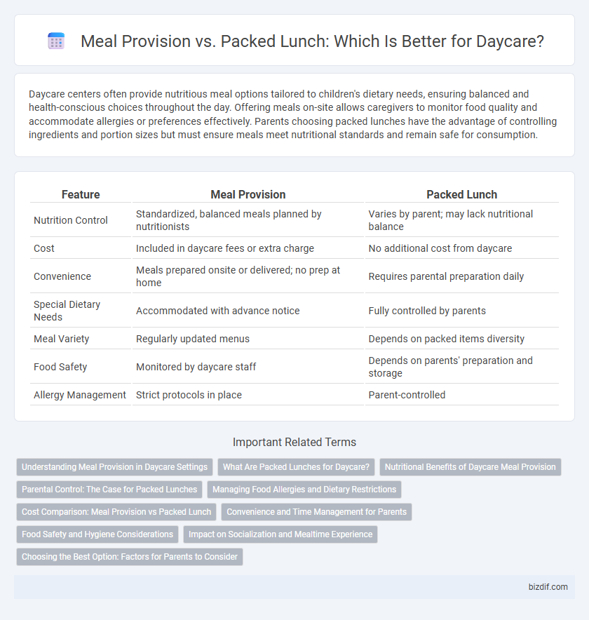 Meal Provision vs. Packed Lunch: Which Is Better for Daycare?