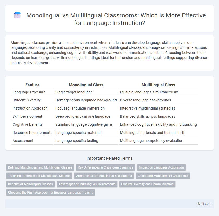 Monolingual vs Multilingual Classrooms: Which Is More Effective for Language Instruction?