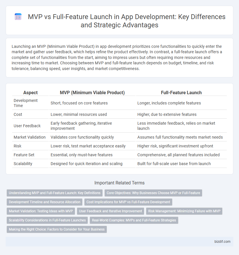 MVP vs Full-Feature Launch in App Development: Key Differences and Strategic Advantages