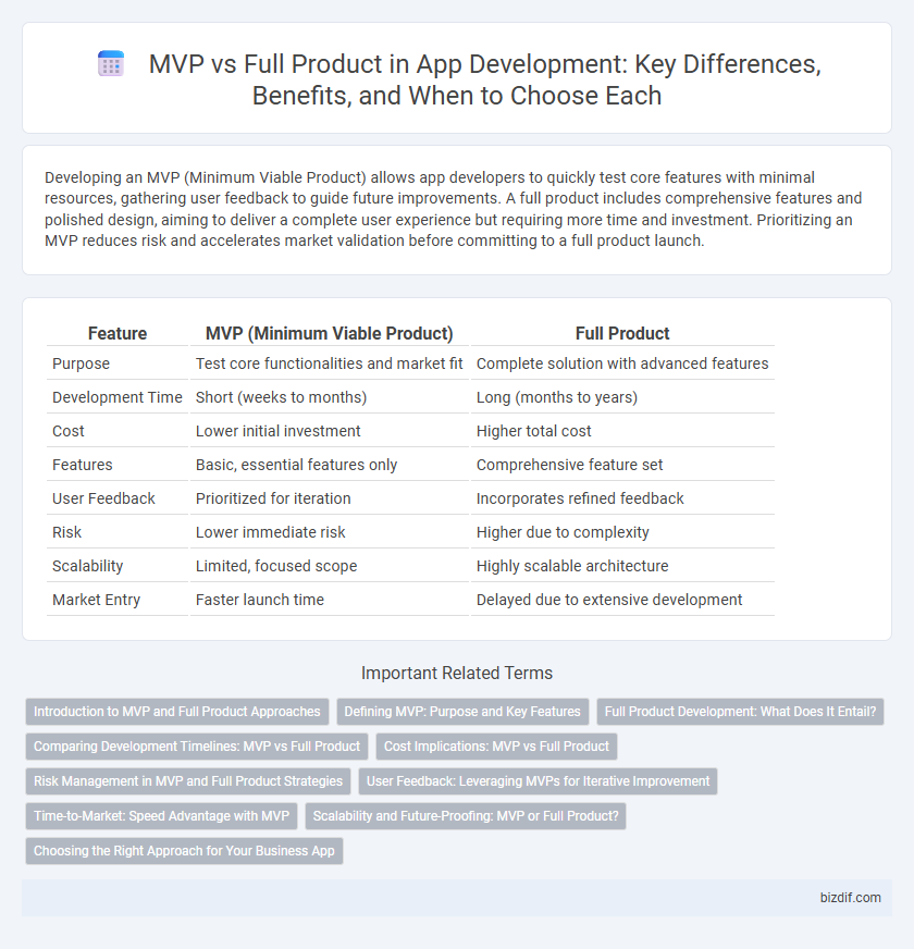 MVP vs Full Product in App Development: Key Differences, Benefits, and When to Choose Each