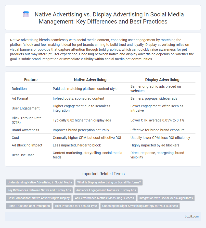 Native Advertising vs. Display Advertising in Social Media Management: Key Differences and Best Practices