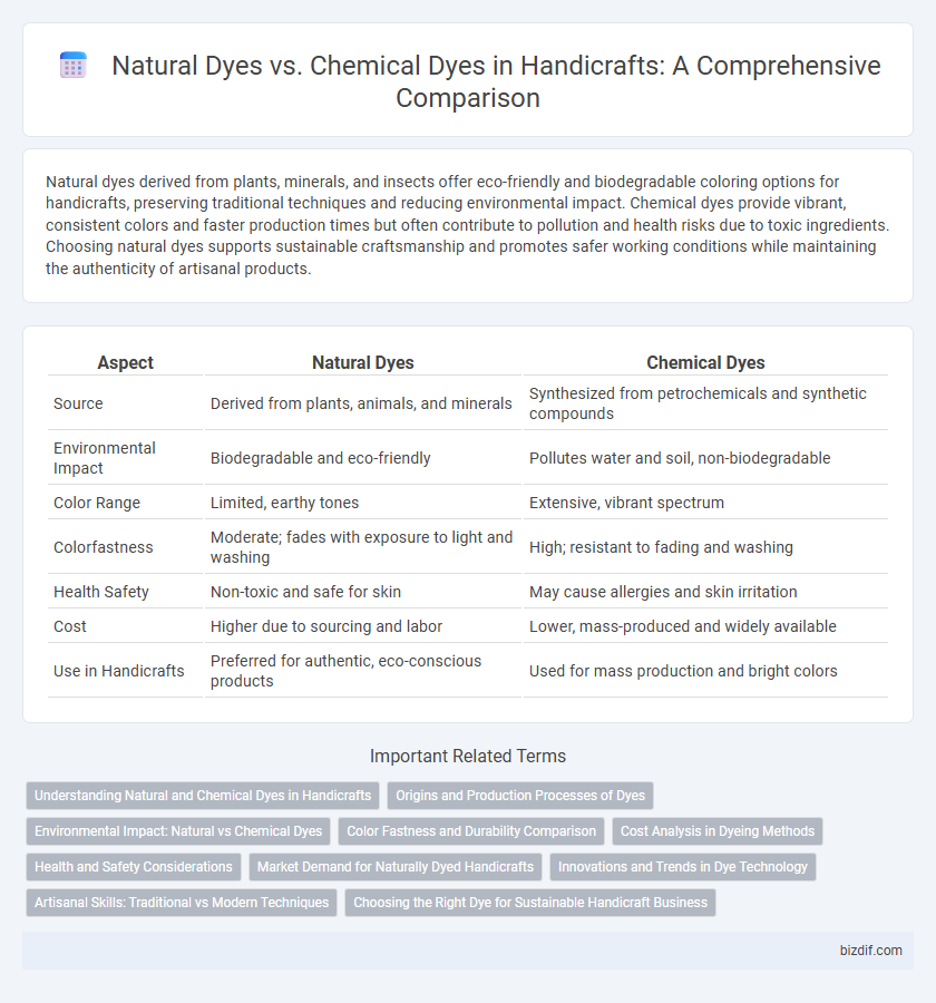 Natural Dyes vs. Chemical Dyes in Handicrafts: A Comprehensive Comparison