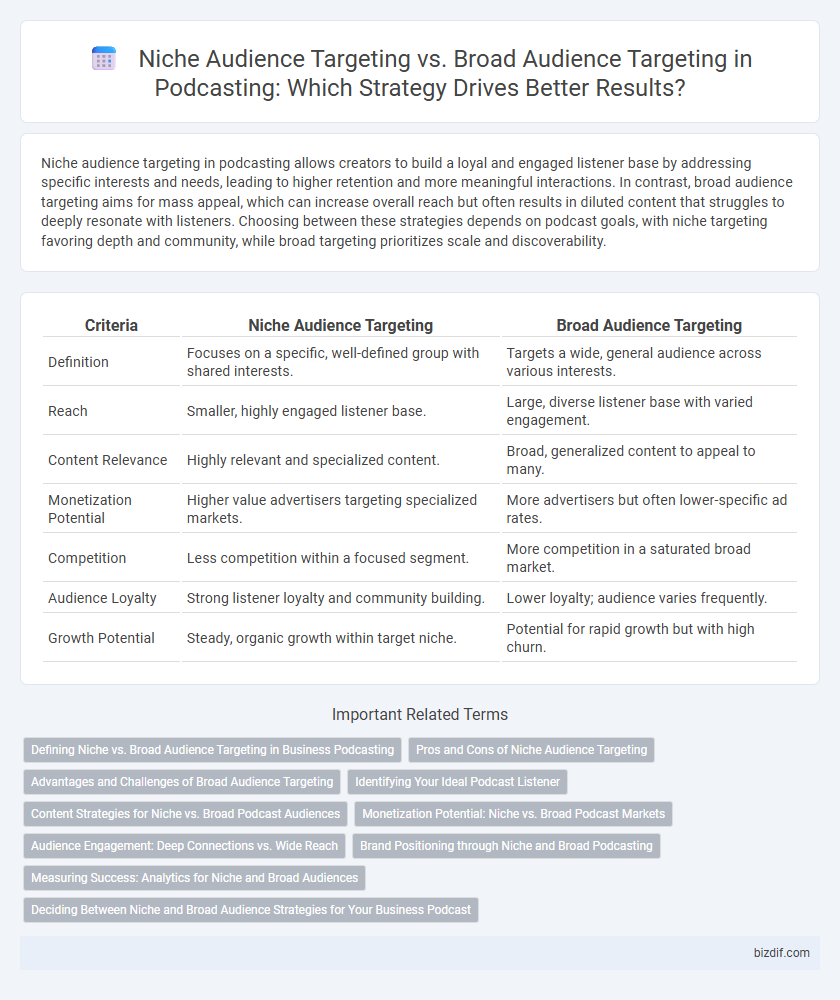 Niche Audience Targeting vs. Broad Audience Targeting in Podcasting: Which Strategy Drives Better Results?