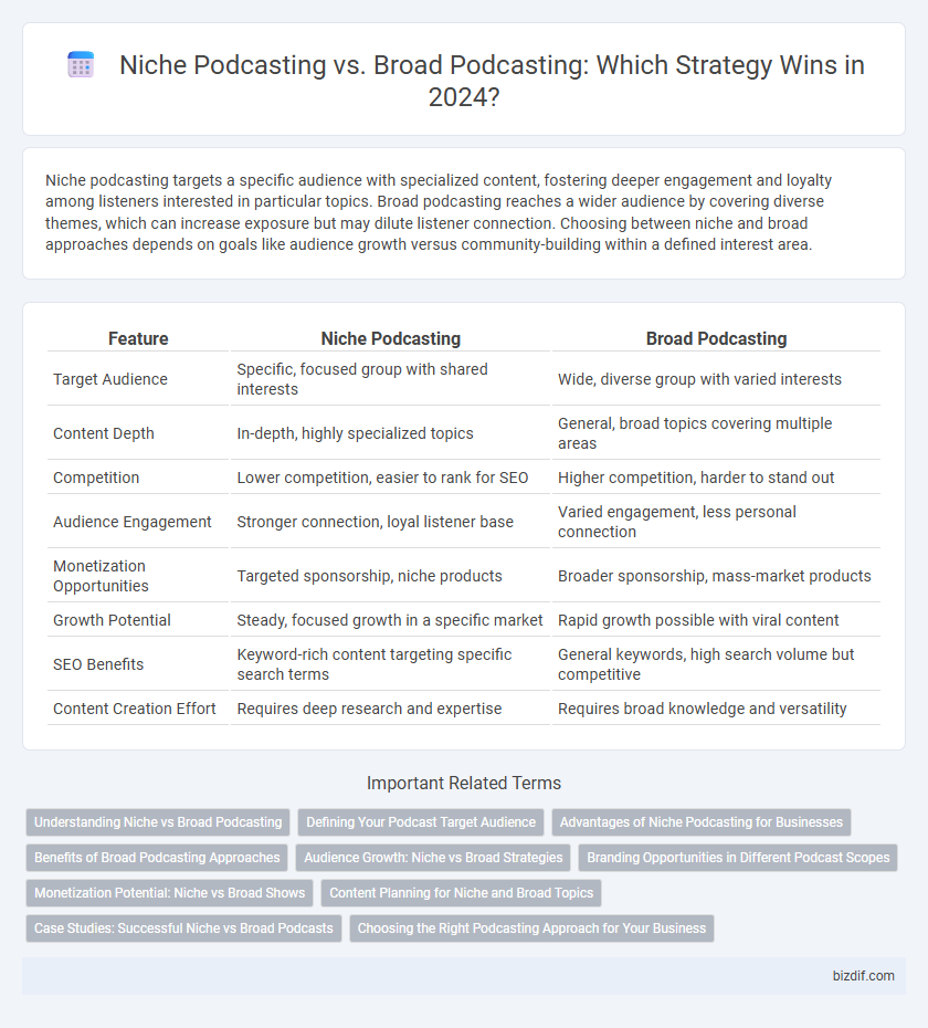 Niche Podcasting vs. Broad Podcasting: Which Strategy Wins in 2024?