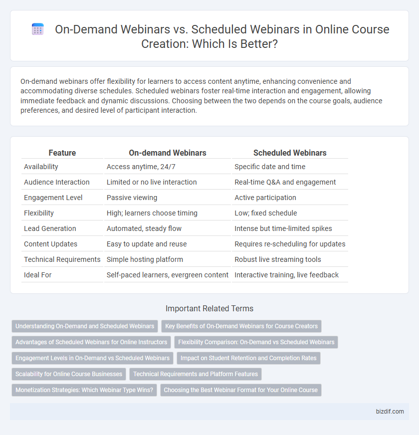 On-Demand Webinars vs. Scheduled Webinars in Online Course Creation: Which Is Better?