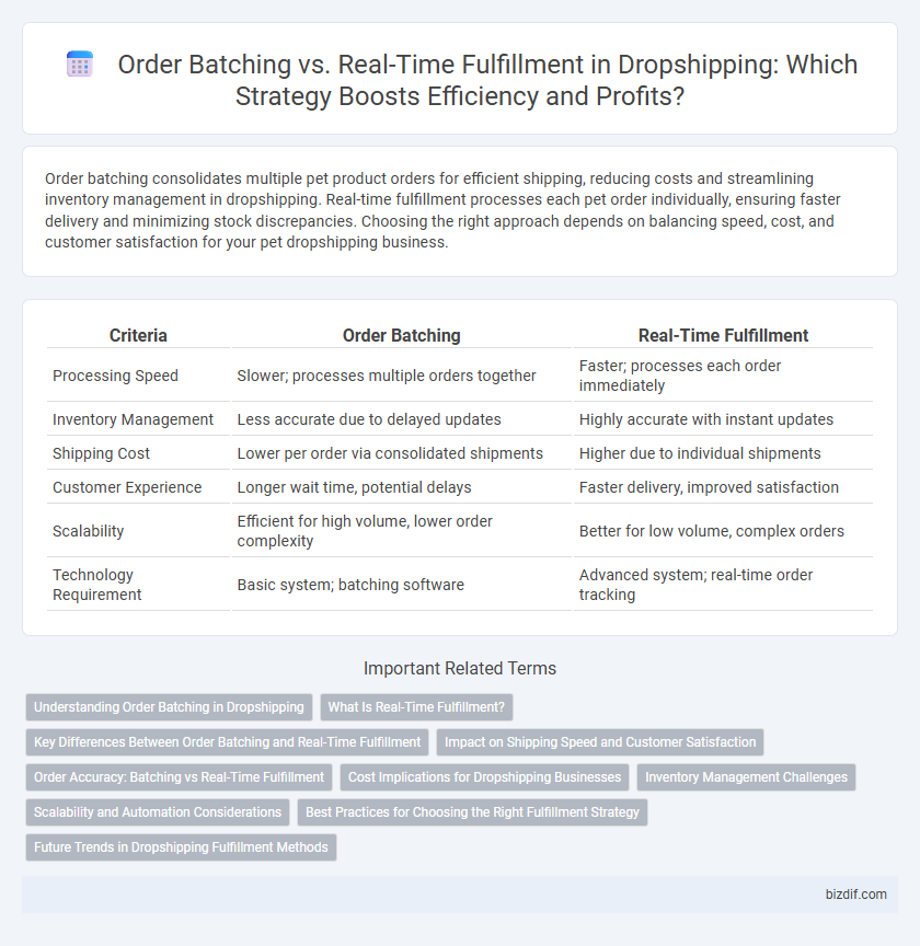 Order Batching vs. Real-Time Fulfillment in Dropshipping: Which Strategy Boosts Efficiency and Profits?
