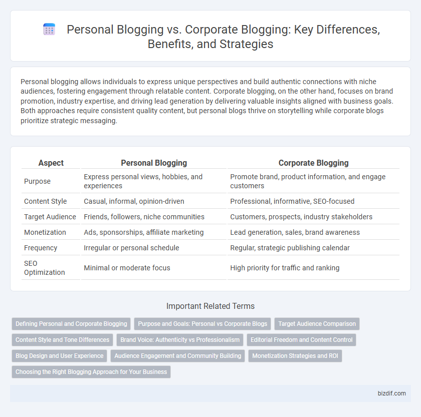 Personal Blogging vs. Corporate Blogging: Key Differences, Benefits, and Strategies