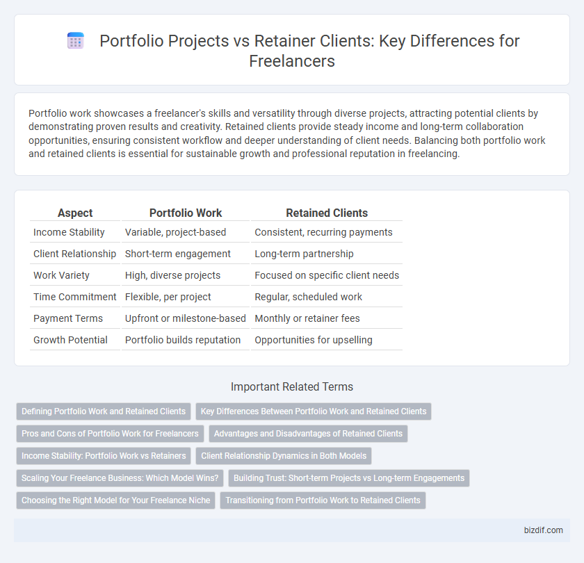 Portfolio Projects vs Retainer Clients: Key Differences for Freelancers