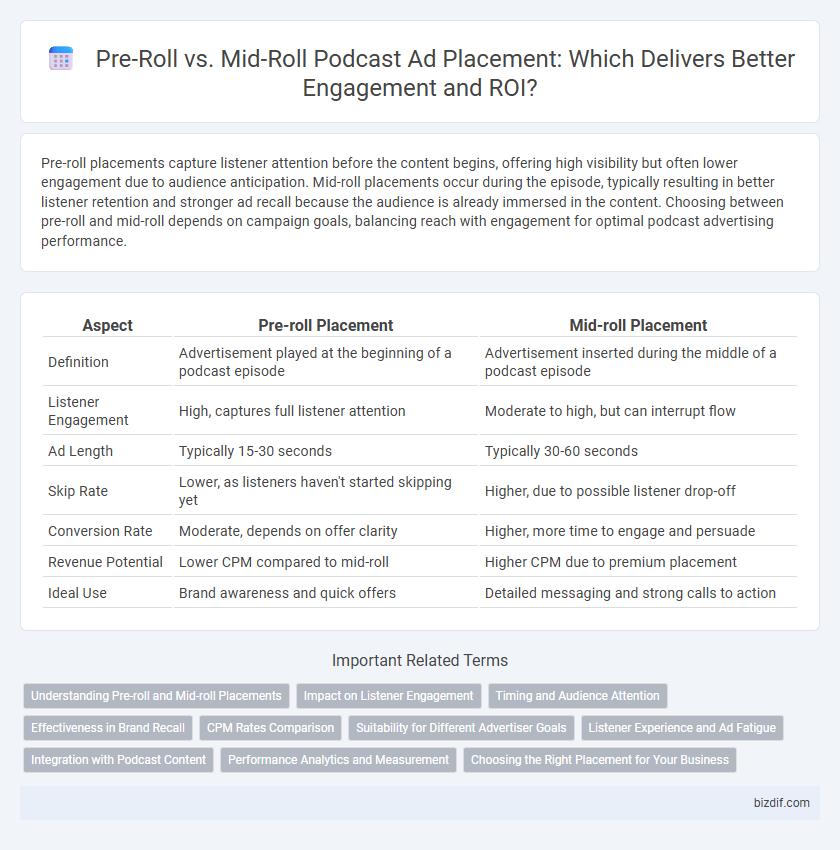 Pre-Roll vs. Mid-Roll Podcast Ad Placement: Which Delivers Better Engagement and ROI?