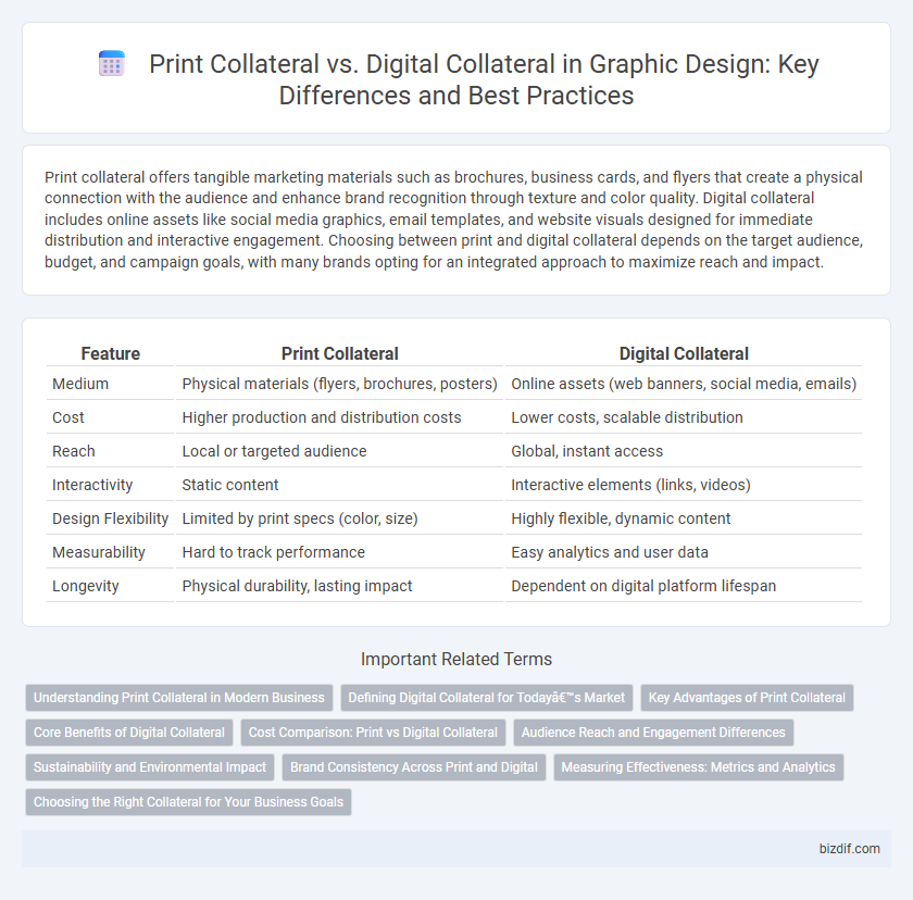 Print Collateral vs. Digital Collateral in Graphic Design: Key Differences and Best Practices