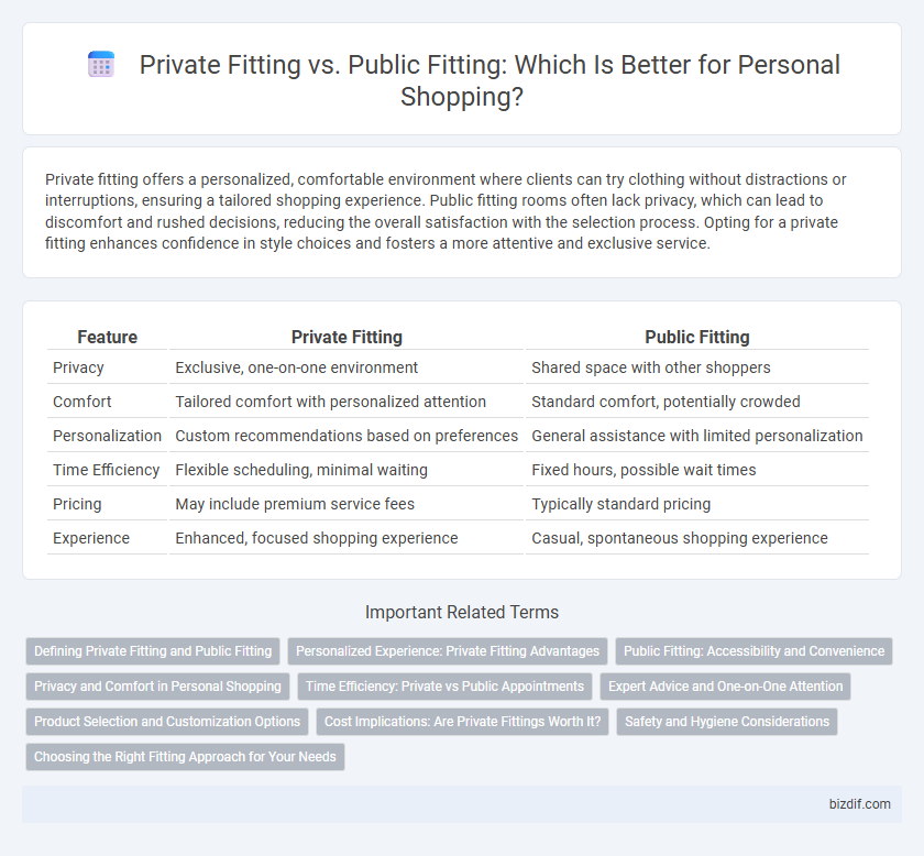 Private Fitting vs. Public Fitting: Which Is Better for Personal Shopping?