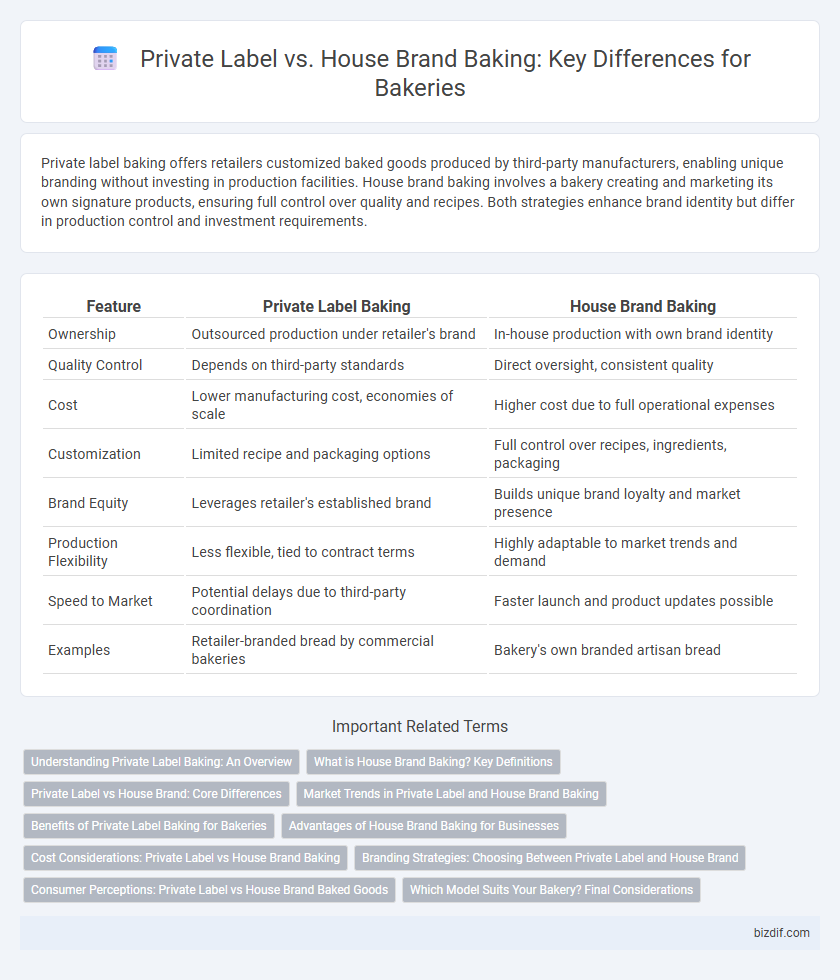 Private Label vs. House Brand Baking: Key Differences for Bakeries