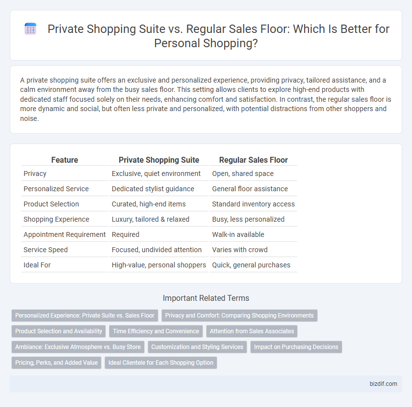 Private Shopping Suite vs. Regular Sales Floor: Which Is Better for Personal Shopping?
