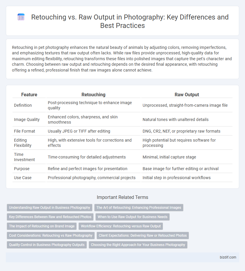 Retouching vs. Raw Output in Photography: Key Differences and Best Practices