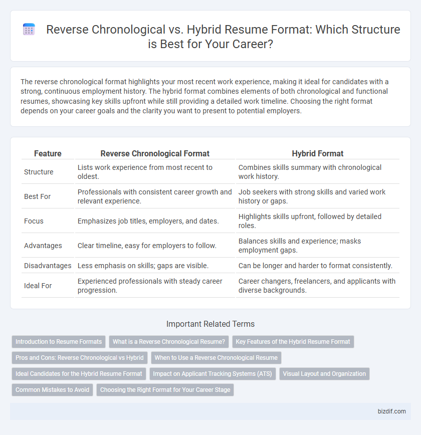 Reverse Chronological vs. Hybrid Resume Format: Which Structure is Best for Your Career?