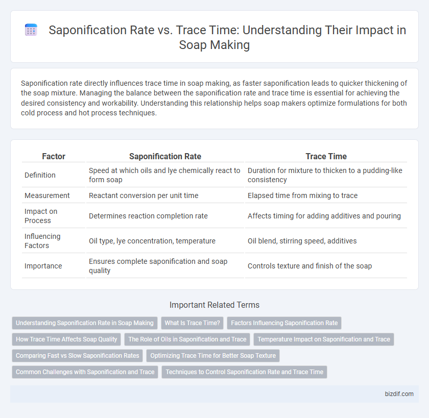 Saponification Rate vs. Trace Time: Understanding Their Impact in Soap Making