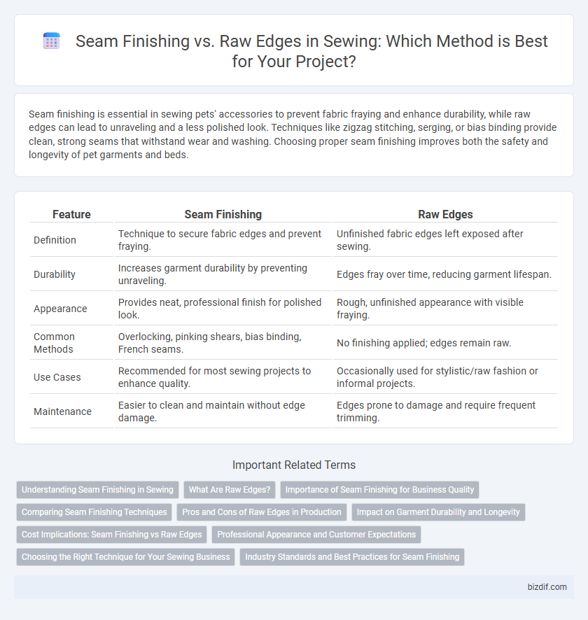 Seam Finishing vs. Raw Edges in Sewing: Which Method is Best for Your Project?