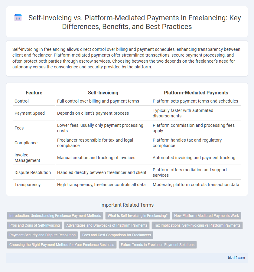 Self-Invoicing vs. Platform-Mediated Payments in Freelancing: Key Differences, Benefits, and Best Practices