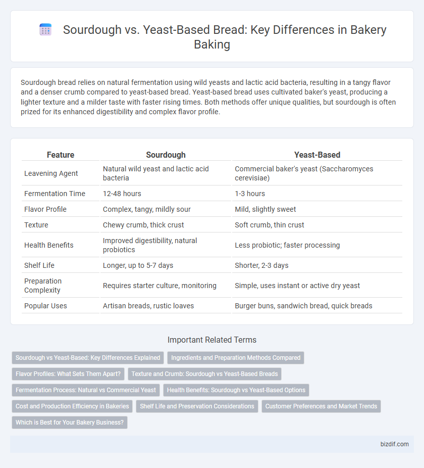 Sourdough vs. Yeast-Based Bread: Key Differences in Bakery Baking