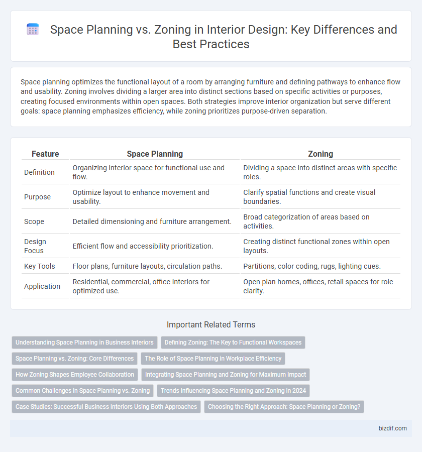 Space Planning vs. Zoning in Interior Design: Key Differences and Best Practices