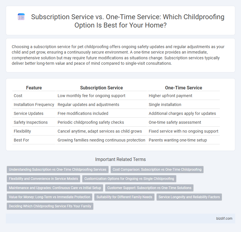Subscription Service vs. One-Time Service: Which Childproofing Option Is Best for Your Home?