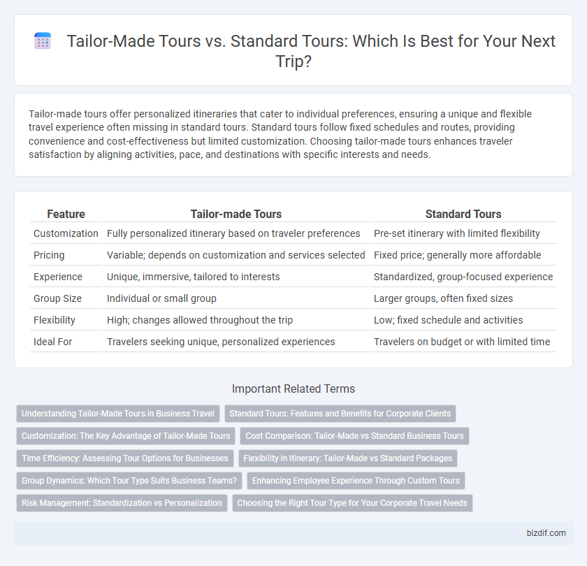 Tailor-Made Tours vs. Standard Tours: Which Is Best for Your Next Trip?
