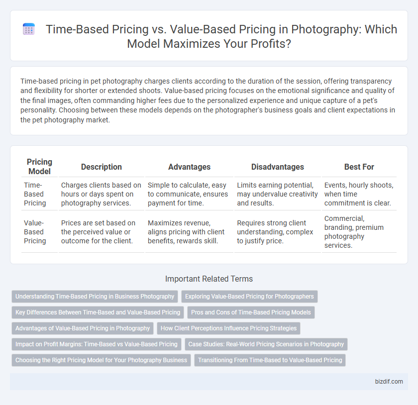 Time-Based Pricing vs. Value-Based Pricing in Photography: Which Model Maximizes Your Profits?