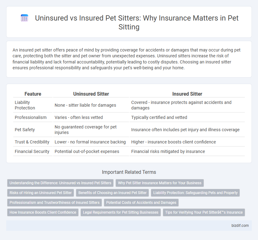 Uninsured vs Insured Pet Sitters: Why Insurance Matters in Pet Sitting