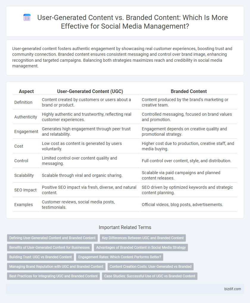User-Generated Content vs. Branded Content: Which Is More Effective for Social Media Management?