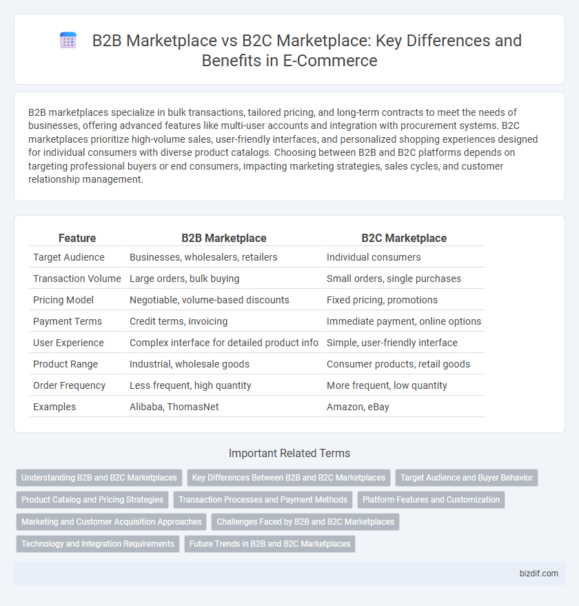 B2B Marketplace vs B2C Marketplace: Key Differences and Benefits in E-Commerce